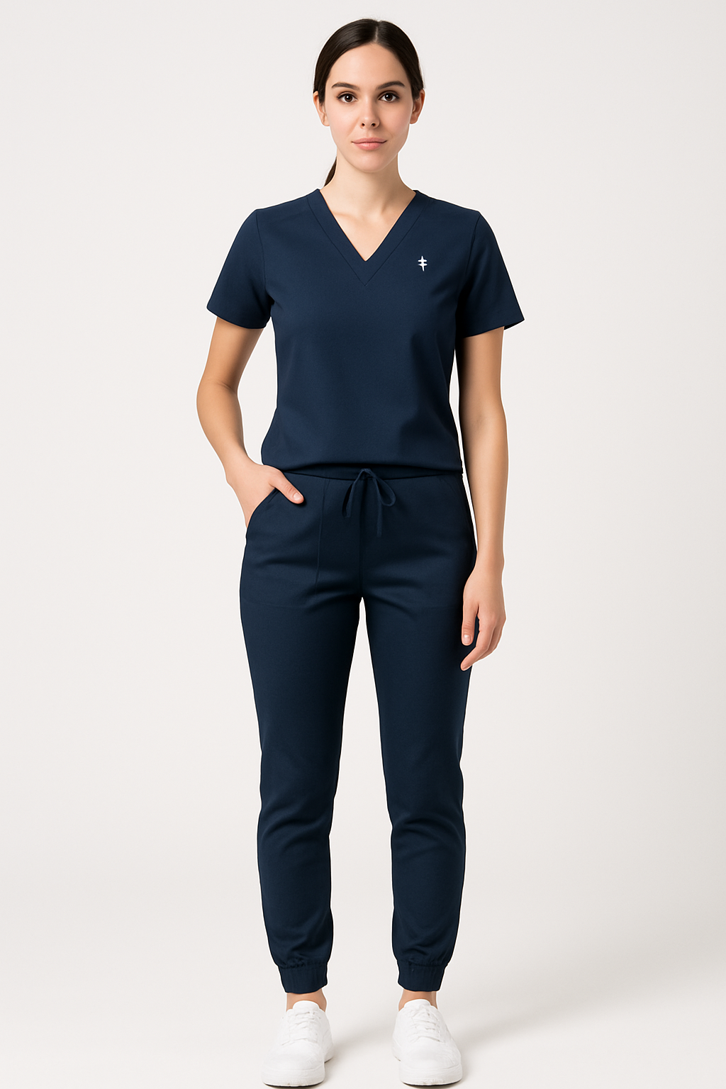 Comfort Scrubs - Residential Nurse Set, navy color